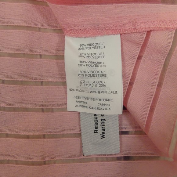 HP💕 J.Crew Sheer Shadow Striped Top - Picture 6 of 7